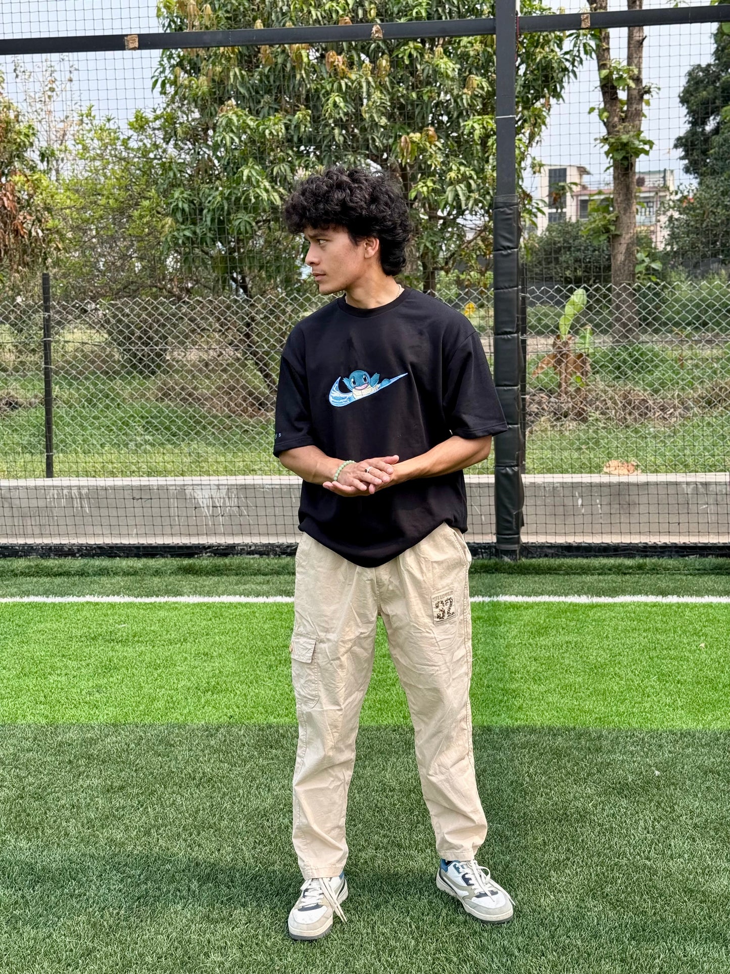 Oversized Embroidery T-Shirt | Unisex fit | SQUIRTLE