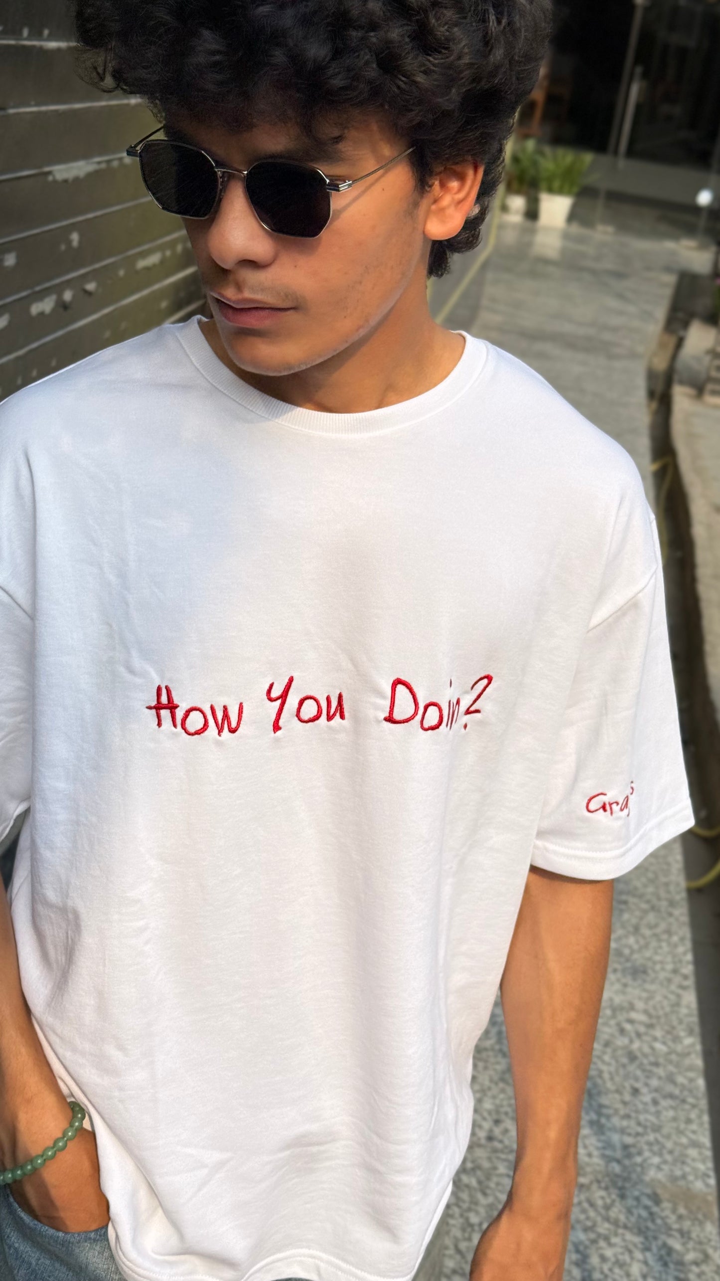 Oversized Embroidery T-Shirt | Unisex fit |JOEY