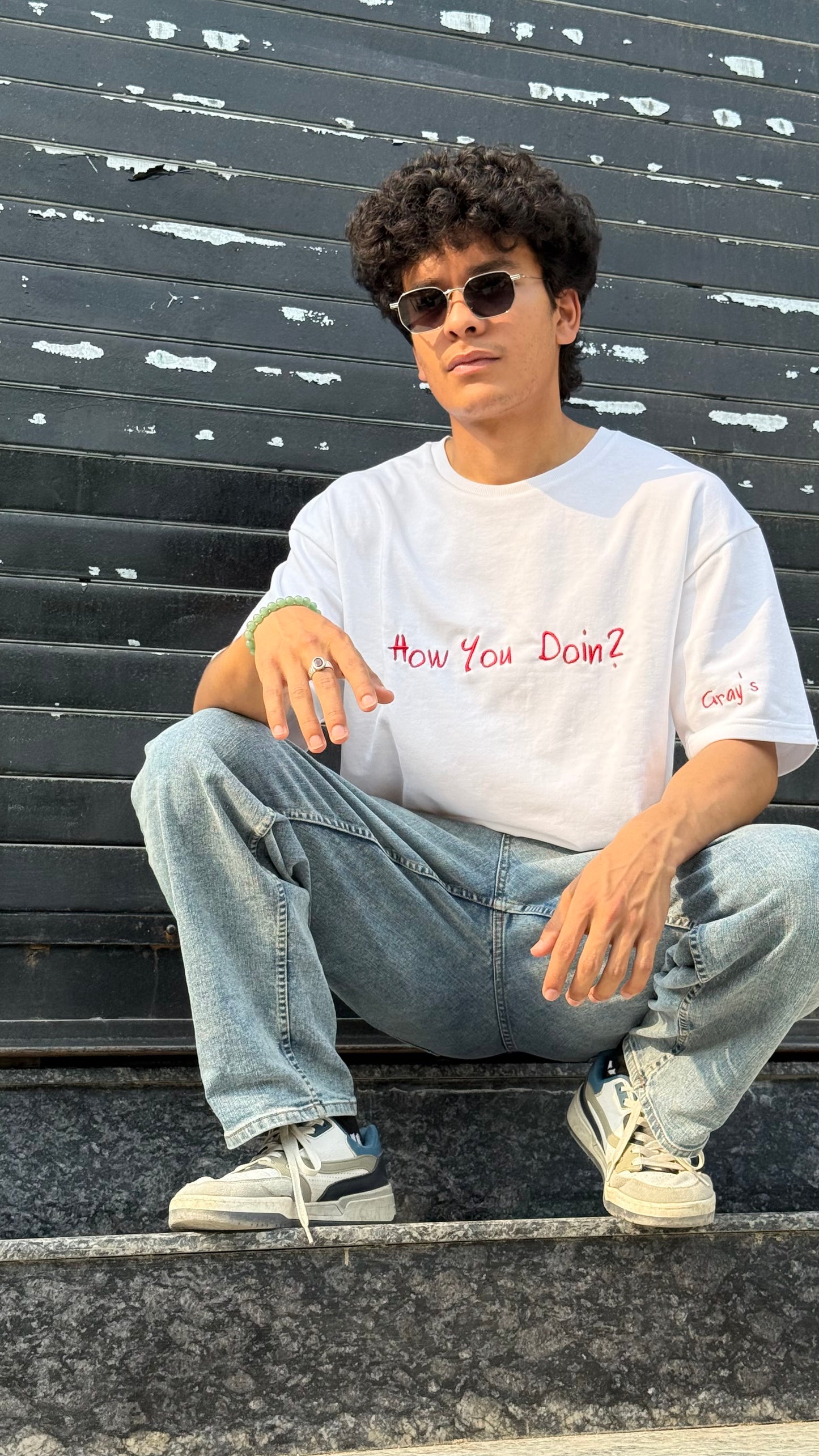 Oversized Embroidery T-Shirt | Unisex fit |JOEY