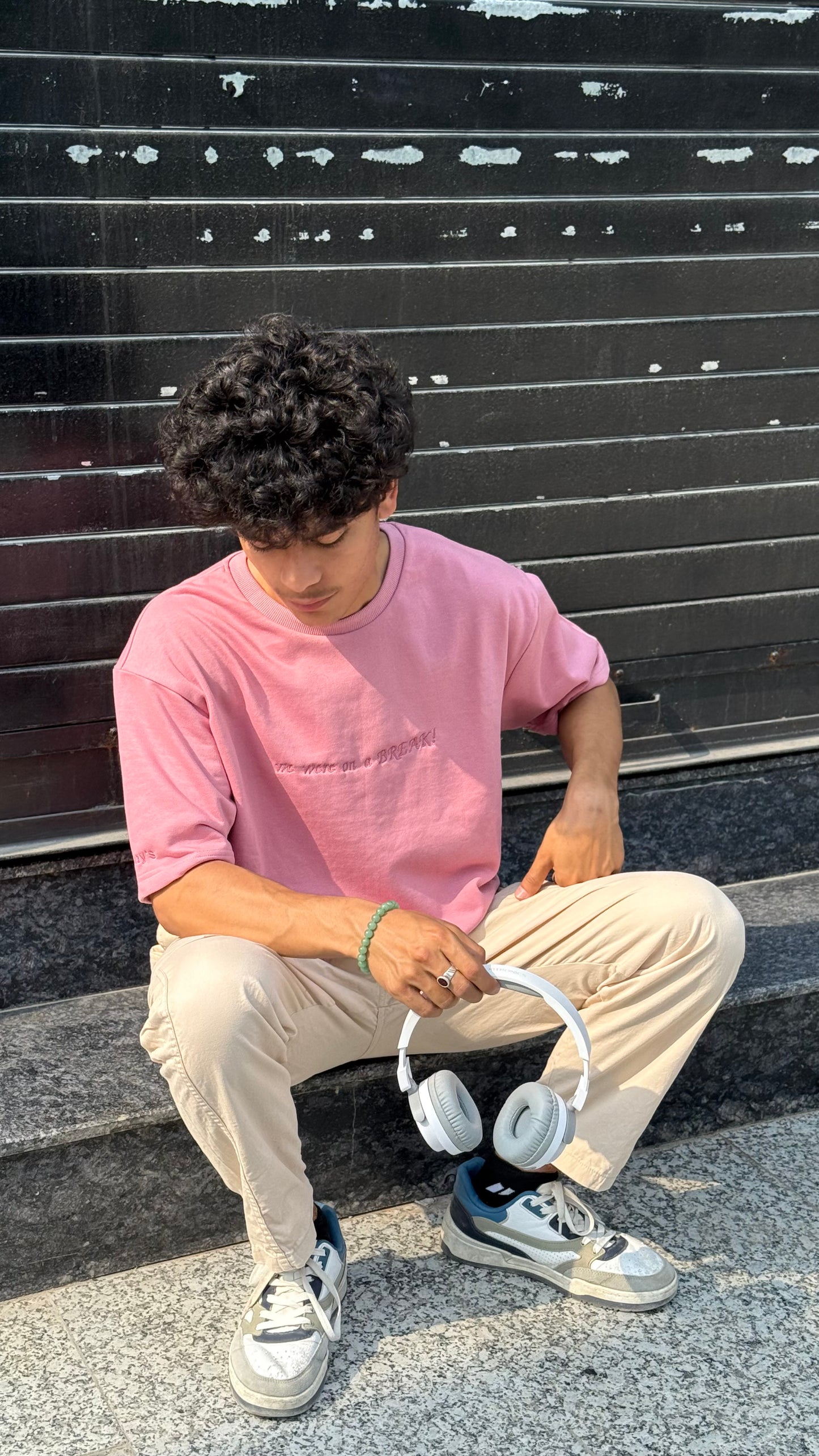 Oversized Embroidery T-Shirt | Unisex fit |RACHEL