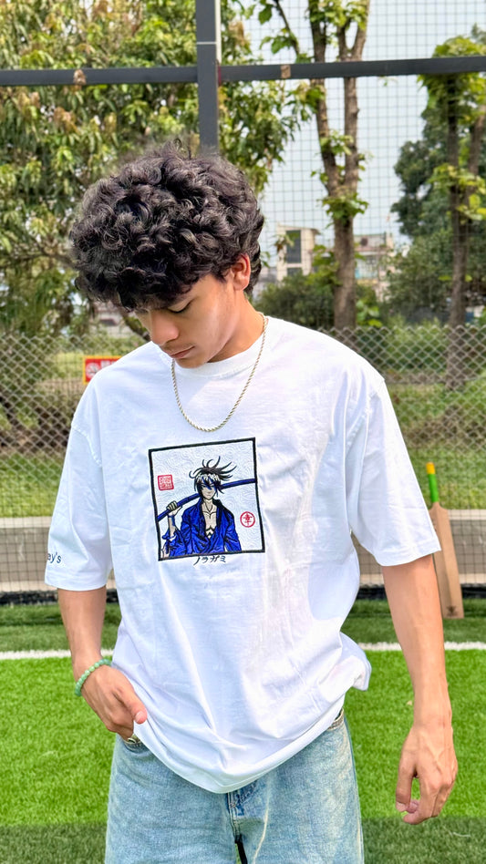 Oversized Embroidery T-Shirt | Unisex fit | YATO