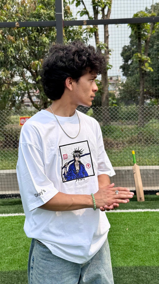 Oversized Embroidery T-Shirt | Unisex fit | YATO