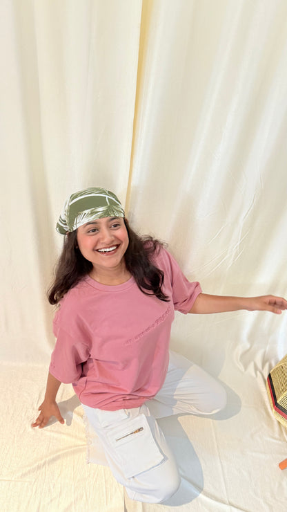 Oversized Embroidery T-Shirt | Unisex fit |RACHEL