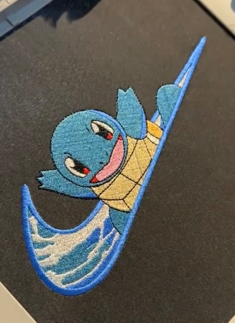 Oversized Embroidery T-Shirt | Unisex fit | SQUIRTLE